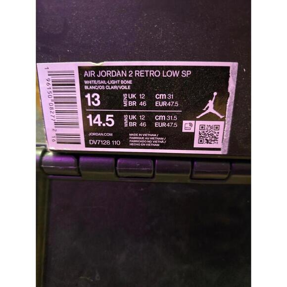 2022 Shelflife x Air Jordan 2 retro low - Picture 11 of 12